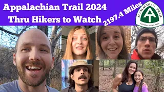 Appalachian Trail 2024 - Thru Hikers to Watch