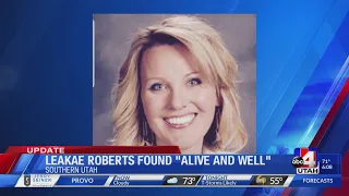 Utah woman reported missing found "alive and well"