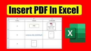 How to Insert PDF Files inside Excel