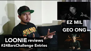 LOONIE | BREAK IT DOWN: #24BarsChallenge | EZ MIL and GEO ONG