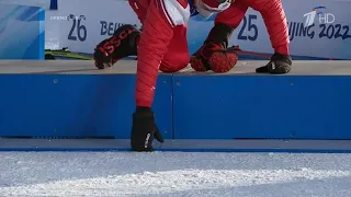 Скиатлон ОИ-2022 Большунов сломал пьедестал