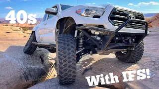 Jeep KILLER?!?! IFS Tacoma On 40s Is A Daily Driven BEAST. World's Slowest Toyota Tacoma.