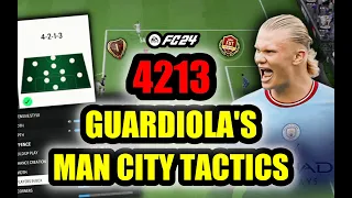 Pep Guardiola’s 4213 Manchester City tactics are perfect to counter the Meta in EA FC24