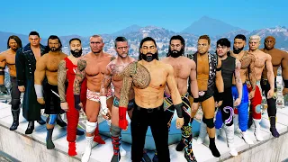 GTA 5 WWE MAZE BANK ROYAL RUMBLE 2024 (GTA Wrestling Mod)