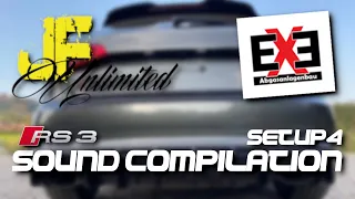 Audi RS3 8V 2016 - Exhaust Setup4 - sound Compilation