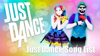 Just Dance Fan Made Fitted Song List (4)