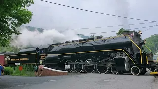 Reading and northern 2102 departing Port Clinton enroute too Jim Thorpe PA