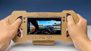 How To Make a Gaming Steering Wheel From Cardboard For Smartphone (DIY)