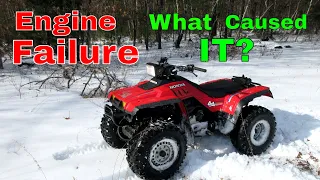 Can It Be Saved? Honda's First 4x4 ATV, Dumb Reason Engine Blew.