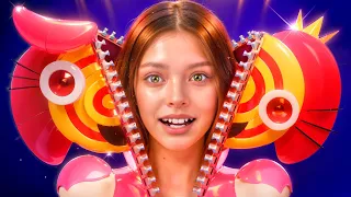 Меня удочерила CANDY PRINCESS! POMNI против LOOLILALU! The Amazing Digital Circus в Реальной Жизни