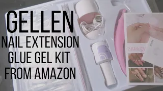 GELLEN NAIL EXTENSION GLUE GEL KIT FROM AMAZON | Unboxing, Test & Review