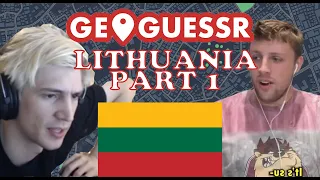 Famous Streamers Trying To Guess LITHUANIA On GeoGuessr COMPILATION PART 1