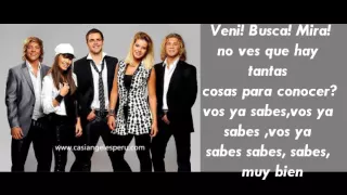 Vos ya sabes - Teen Angels (Casi Angeles 2010) con letra