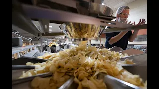 See how potato chips are made at the Herr's snack factory