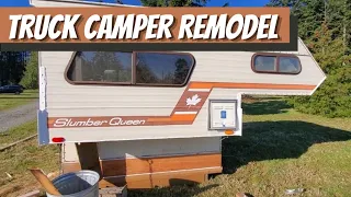 Truck Camper Remodel  DIY Prep & Resealing the Roof ▪︎ Ep  1