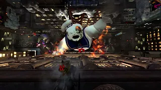 Ghostbusters Remastered - The Stay Puft Marshmallow Man Boss Fight