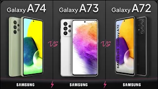 Galaxy A74 vs Galaxy A73 vs Galaxy A72 Comparison | @MobileNerdTech