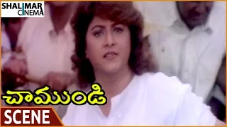 Chamundi Movie || Malashri Went For Strike Then Villains Destroys Her || Malashri || Shalimarcinema