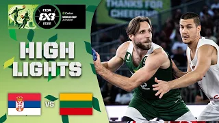 Serbia v Lithuania | Men FINAL | Highlights | Crelan FIBA 3x3 World Cup 2022