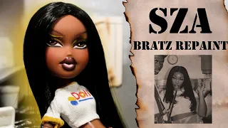 BRATZ REPAINTZ: SZA DOLL (BLIND INSPIRED LOOK)