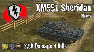 XM551 Sheridan  |  8,5K Damage 4 Kills  |  WoT Blitz Replays