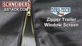 Zipper Trailer Window Screen from Schneiders