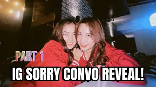 IG SORRY CONVO REVEAL! | PART 1 | PRINCESS BARTOLOME