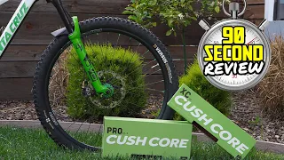 Does it really change your ride? - Cushcore Tire Inserts - 90 Second Review