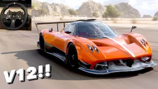 Pagani Zonda R - Logitech Steering Wheel Gameplay - Forza Horizon 5