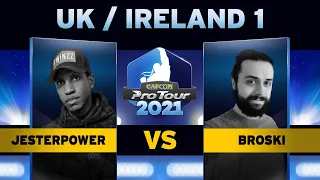 broski (Dhalsim) vs. JeSTeRPoWeR (Vega) - Top 16 - Capcom Pro Tour United Kingdom/Ireland 1