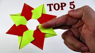 Top 05 Easy Origami Ninja Star - How to Fold