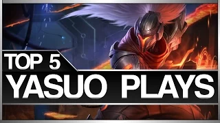 Top 5 Yasuo Plays | LCS & All-Star Montage feat. Voyboy, Faker, Bjergsen, XiaoWeiXiao & ZionSpartan