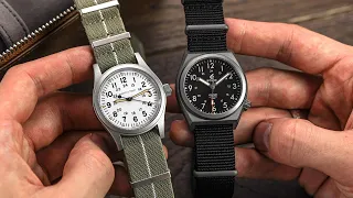 Battle of the Field Watches: Hamilton Khaki Field Mechanical vs BOLDR Venture