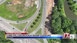 I-440 Hillsborough ramp closure