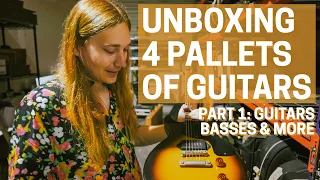 Unboxing 4 Pallets of Fender, Gibson, Tokai & More Guitars - Part 1