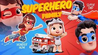 🦸‍♀️🌈 My Wonder Mom | The Superhero Family Songs 👩‍👧‍👦🎶 #appMink Kids Song & Nursery Rhymes