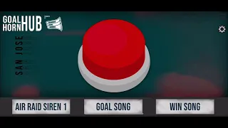 San Jose Sharks Goal Horn no song!