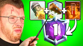 😫🤢PLATZ 1 der WELT mit ZAUBER CYCLE... (100% ehrenlos) | Clash Royale Deutsch