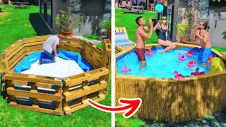 Como Fazer Sua Própria Piscina de Paletes