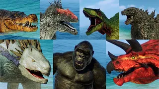 ALL 52 MODDED DINOSAUR SPECIES, MONSTERS and PREHISTORIC ANIMALS - Jurassic World Evolution 2