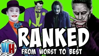 All of The JOKERS RANKED Worst to Best