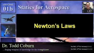 Statics: L-01b - Newtons Laws