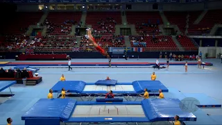 People's Republic of China 1 (CHN) - 2017 Trampoline Worlds, Sofia (BUL) - Qualification Synchro Ro