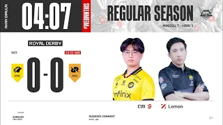 🔴Live Mpl id s13 - reguler season - hari 3 minggu ke 7 √RRQ VS ONIC