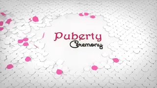 PUBERTY CEREMONY TITLE | title intro for editing