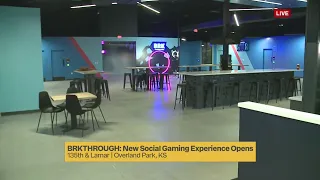 A new immersive and social gaming experience called BRKTHROUGH opens in Overland Park