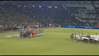 UEFA Champions League Anthem at Sammy Ofer Stadium Haifa Israel 2022