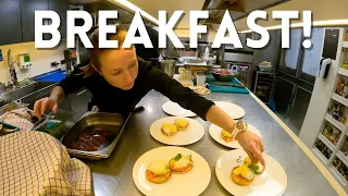 Breakfast onboard! (Behind the scenes on a Super Yacht)