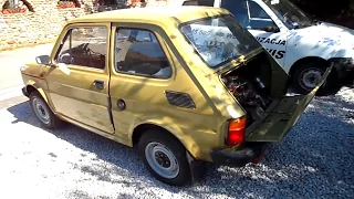 Fabrycznie nowy FIAT 126p, pierwsze odpalenie po 29 latach !!!