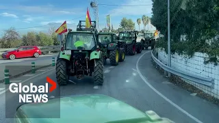 “Prices are choking us”: Farmers protest in Spain, Bulgaria against EU agricultural policy